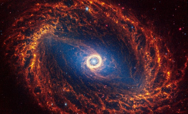 Bild zum Artikel mit dem Titel „Sehen Sie sich die atemberaubende Sammlung von Bildern von Spiralgalaxien des Webb-Teleskops an“.